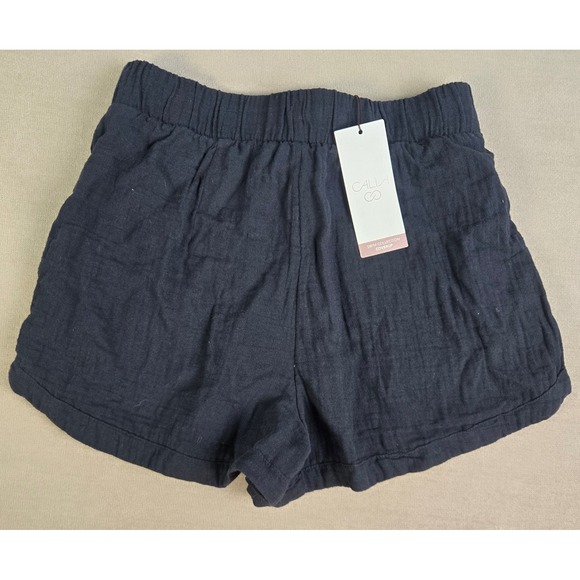 CALIA by Carrie Underwood Women XS Pure Black Dolphin Swim Coverup Lounge Shorts - Picture 2 of 6